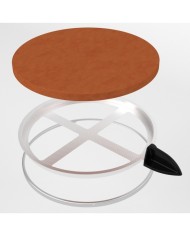 Système de rotation de la pizza Diavola Pro pendant la cuisson