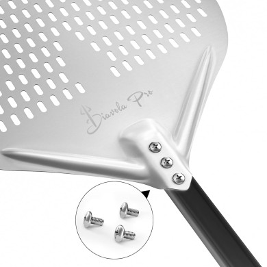 Pelle à Pizza en Aluminium Démontable Forée Asolata 35x40x71 cm