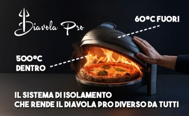 500°C dentro, 60°C fuori: il sistema di isolamento che rende il Diavola Pro diverso da tutti